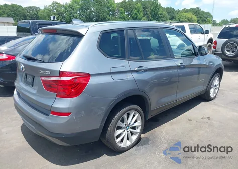2017 BMW X3 Sdrive28I z USA, uszkodzony, nr VIN 5UXWZ7C33H0X39419